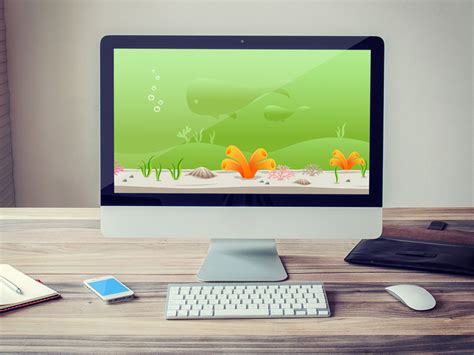 Green Ocean Under Water Game Background By Bevouliin On Dribbble
