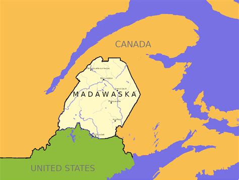the second republic of madawaska r imaginarymaps