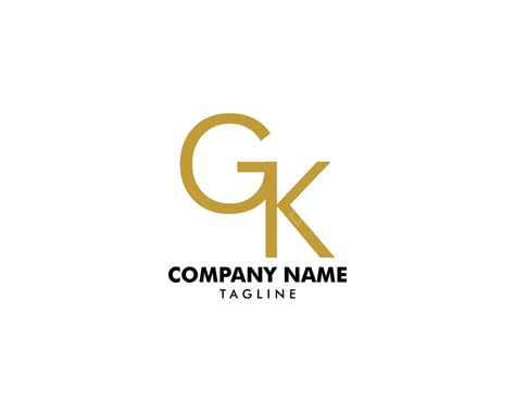 Initial Letter Gk Logo Template Design Logo Gk Icon Geometric Vector Logo Gk Icon Geometric