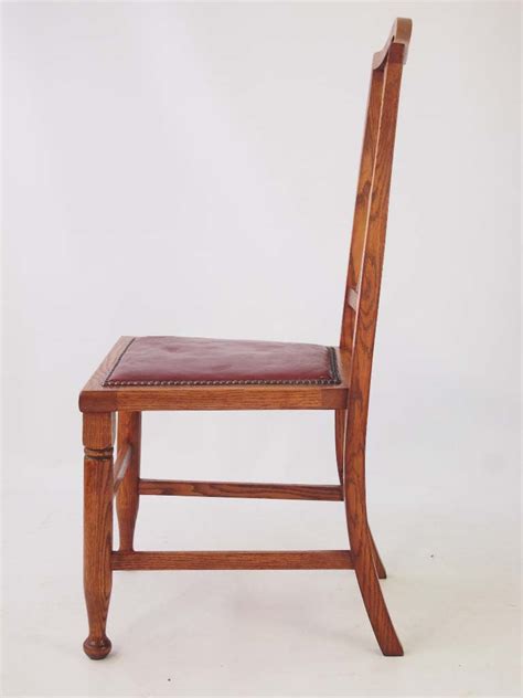 Get the best deals on oak arts & crafts antique furniture. Set 4 Antique Arts & Crafts Oak Dining Chairs