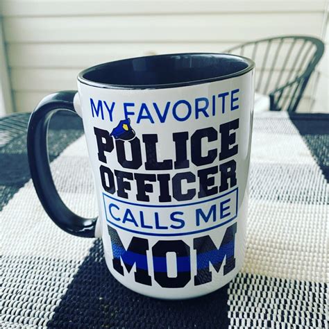 Mi oficial de policía favorito me llama taza MOM Etsy España