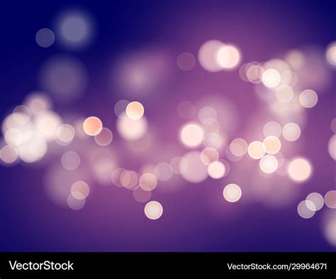 Dark Purple Background With Blur And Bokeh Effect Vector Image