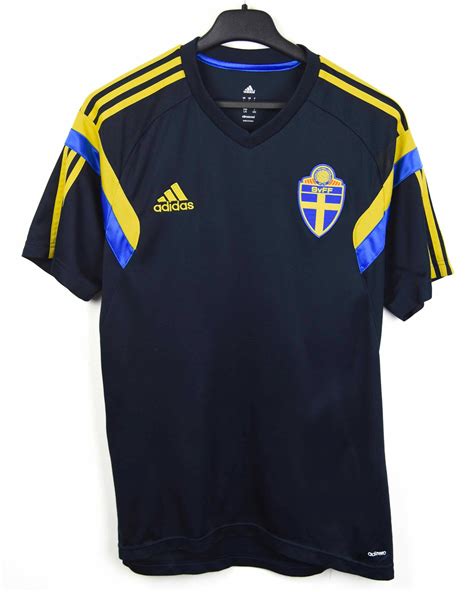 Adidas Sweden Football Jersey Shirt 2014 2015 Kit Soccer Home L