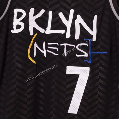 2020 2021 City Version Nba Brooklyn Nets Black 7 Jersey Brooklyn Nets