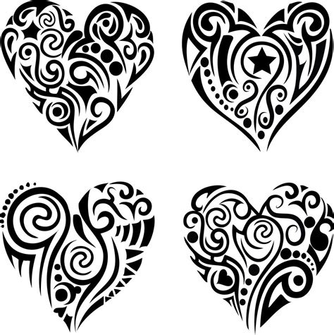 10 Best Tribal Heart Tattoo Designs Free Image Ideas