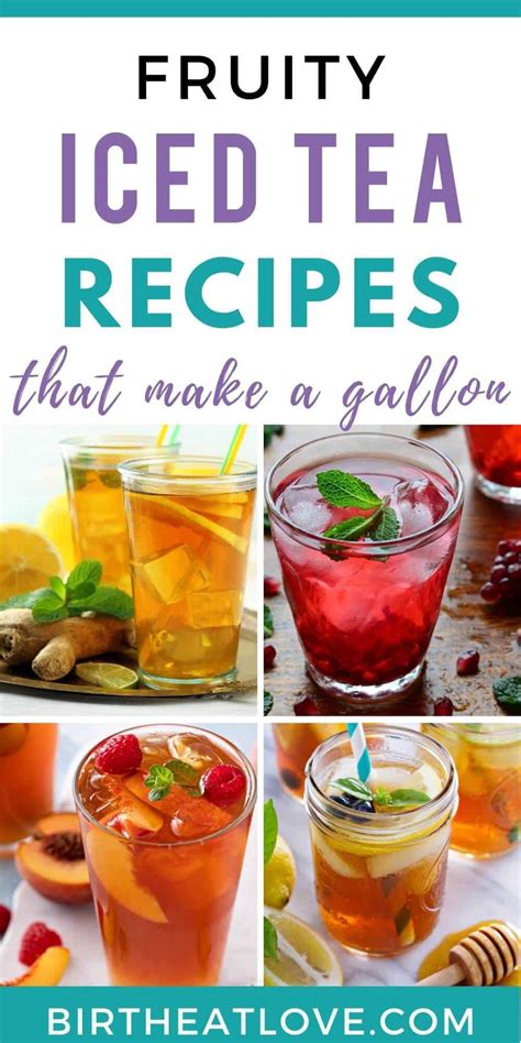 7 Healthy Iced Tea Recipes For Summer That Make A Gallon Birth Eat