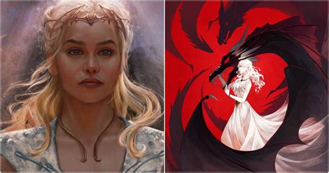 Fire And Blood 10 Stunning Works Of Daenerys Fanart You Have To See
