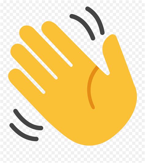 Fileemoji U1f44bsvg Wikipedia Hand Wave Emoji Svg Pngwave Clipart