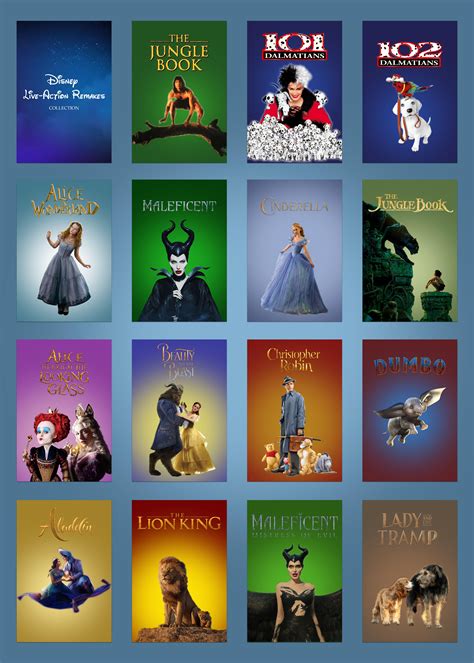 Collection Disney Live Action Remakes Rplexposters