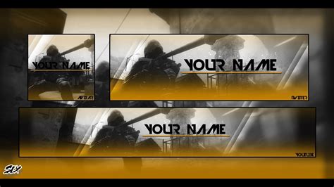 Csgo Banner Template Revamp Pack Youtube