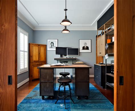 20 Industrial Home Office Designs Decorating Ideas Design Trends
