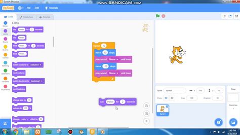 How To Use Say Block In Scratch Youtube