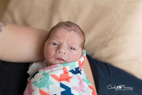 Carly Murray Photography 1 Day Old Baby Girl ~ Maine Newborn Photographer