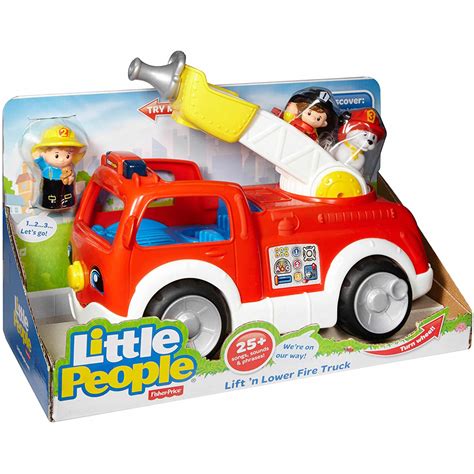 Fisher Price Little People Lift N Lower Fire Truck Samko And Miko Toy