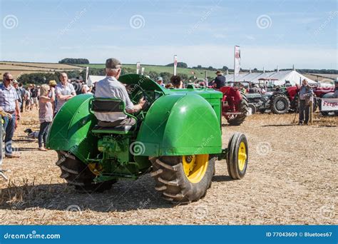 Old Vintage John Deere Tractor At Show Editorial Stock Image Image Of