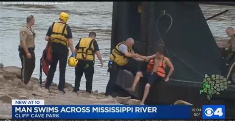 Maniac Swims The Mississippi — And Survives News Blog