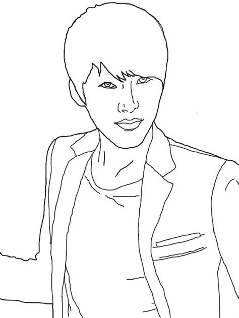 Kpop Coloring Page Free For Personal Coloring Home