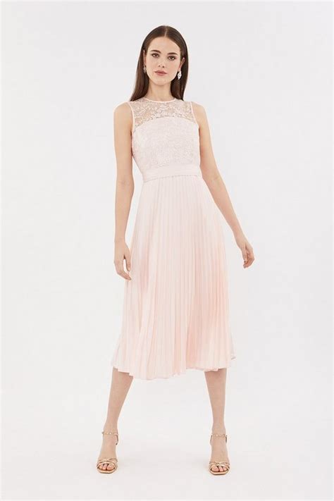 Lace Bodice Pleat Skirt Dress Coast In 2020 Pleated Skirt Dress Dresses Lace Bodice