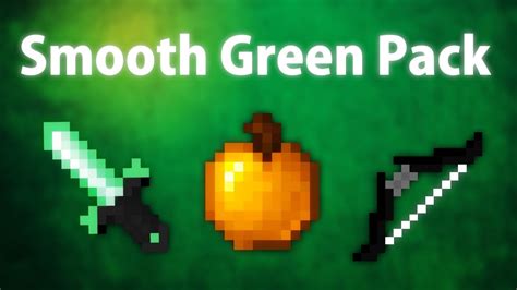 Smooth Green Texture Pack Minecraft Review Youtube