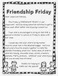 Friendship Friday... Fun Idea | Friendship lessons, Preschool ...