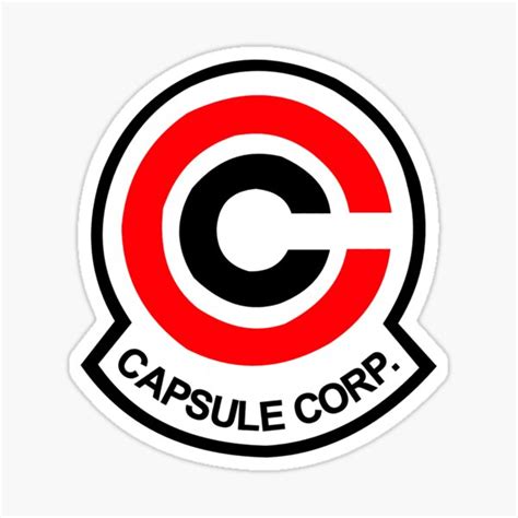 Capsule Corp Sticker For Sale By Wisammuhammad Redbubble