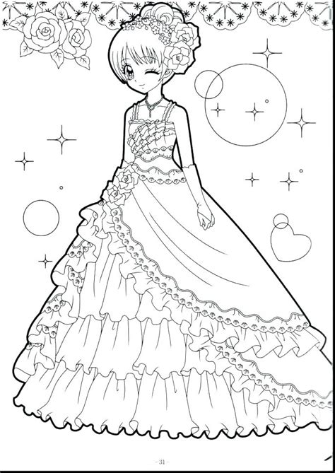Coloring Pages Of Anime Girls At Getdrawings Free Download