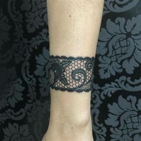 Dentelle Lace Bracelet Tattoo For Women Wrist Tattoos For Women Arm