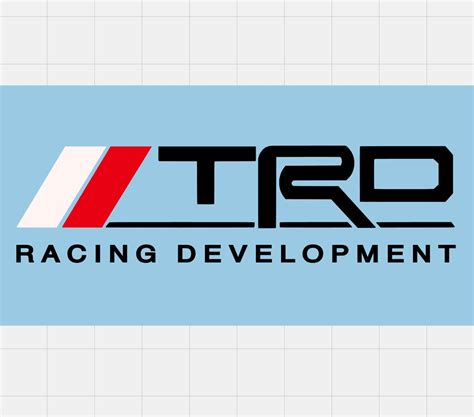 Toyota Trd Racing Logo Car Sticker Vinyl Decal Etsy