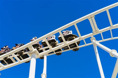 Roller Coaster Amusement Park Theme Park And People K Hd Wallpaper