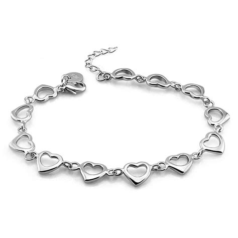 Authentic New Charm Women Sterling Silver Bracelet Sterling Silver