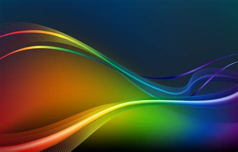 Wallpaper Green Red Yellow Blue Wave Energy Images For Desktop