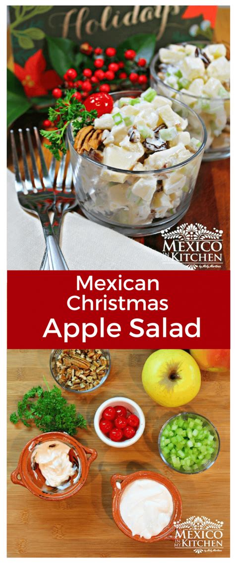 You will be pressured, you will get grumpy, but it will all be worth it. Mexican christmas apple salad | Recipe | Mexican food ...