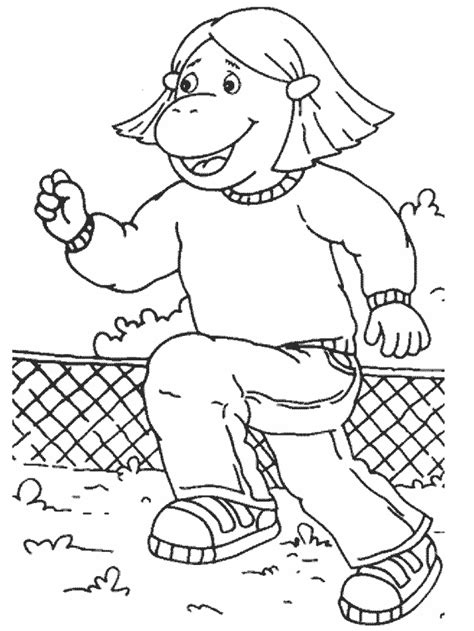 Arthur Coloring Pages Free Coloring Home