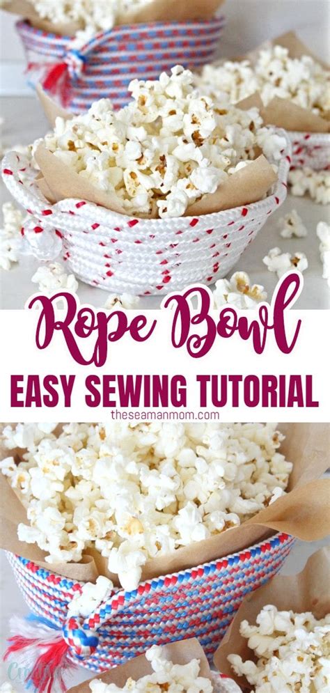 Rope Bowl Easy Sewing Tutorial Easy Peasy Creative Ideas