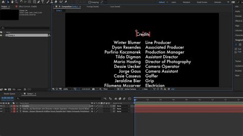 Top 18 After Effects Credit Templates for 2020 | Motion Array