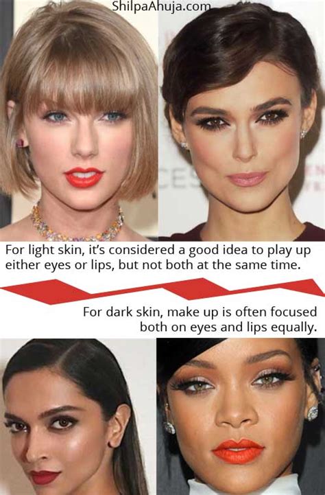 makeup for dark skin and tricks to make the dark skin look beautiful