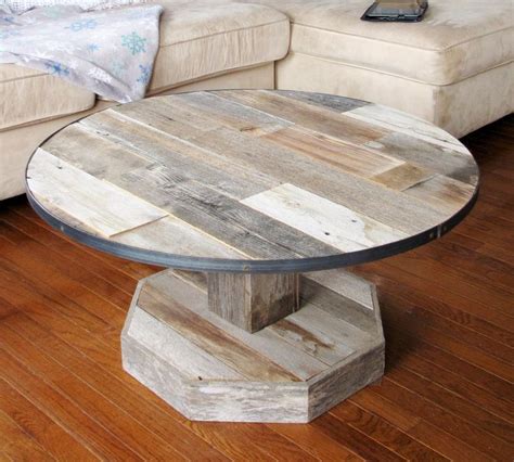 Bring A Rustic Charm To Your Home With A Farmhouse Round Coffee Table