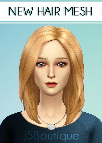 My Sims 4 Blog Jsboutique Hair 1 For Females In All Ea Default Colors