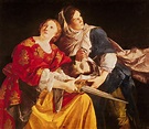 Judith With The Head Of Holofernes Oil On Canvas Photograph by Orazio ...