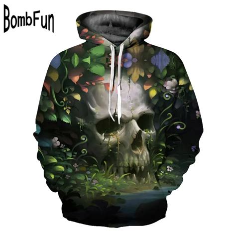 Ysmile Y Hoodie Menandwomen Hoodies Skulls 3d Print Sweatshirts Harajuku