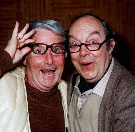 Print Of Comedian Ernie Wise With His Sidekick Eric Morecambe In Their