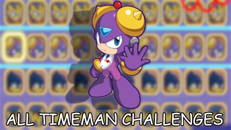 Mega Man Powered Up All Timeman Challenges 71 80 Youtube
