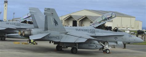 Vmfaaw 533 Hawks Marine Fighter Attack Squadron Fa 18d