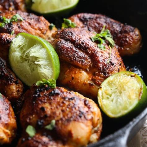 Spicy Skillet Lime Chicken Recipe Cookies And Cups