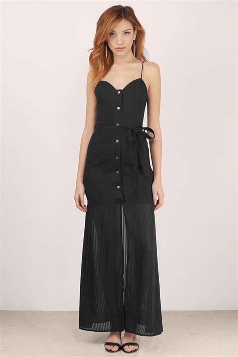 Cheap Black Dress Waist Tie Dress Country Maxi Dress Maxi Dress