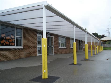 East Borough Primary School First Installation Able Canopies