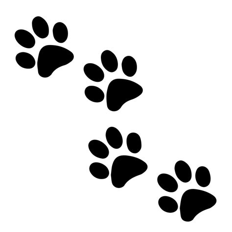 Pawprint Clipart Svg Pawprint Svg Transparent Free For Download On