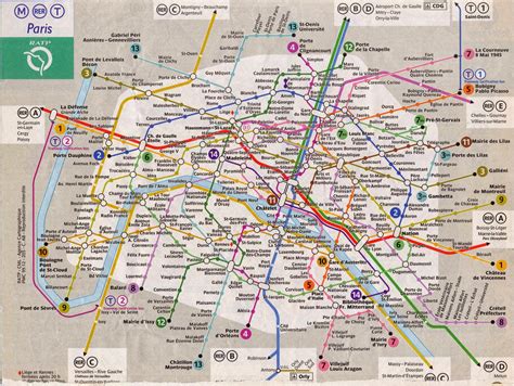 Transporte Publico En Paris Mapa