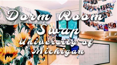 Dorm Room Swap University Of Michigan Youtube