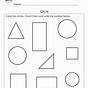 Circle Shapes Worksheets For Kindergarten